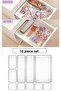Bade 10 Piece Set Drawer Jewelry Cosmetic Organizer (1-2-2-5) Drawer Organizer Pen Holder Spoon Holder