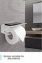 Adhesive Toilet Paper Holder - Decorative Bathroom Hanger Napkin Holder - 5
