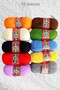Lif Yarn Set 100 Gr 475 Meters Mixed Lif Yarn - Mixed Color - 10 Pieces - Knitting Yarn - 3