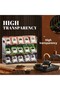 Tuva - 3 Tier 15 Compartment Transparent Plexiglass Tea Bag Packed Product Stand |   Modern Organizer Organizer - 2