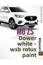 Mg Zs - Dover White - White Automobile Scratch Stone Mark Remover Touch up Paint 20ml
