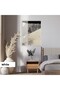 Amazing | Abstract | 2-Bronze Black Patterned Model | Framed Tempered Glass Table Single Vertical