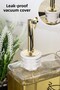 2-Piece Luxury 500ml Oil Pot with Wooden Stand Gold Cover Glass Oil Pot Sunflower Oil Olive Oil Sauce Bowl Vinegar Bowl - 3
