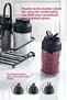 Set of 4 Double Covered Glass Spice Jars with Metal Stand - Lenora Salt and Pepper Shakers Spice Set - 5