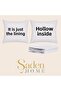 Double White Kirlent Cover, Kirlent Inner Pillow Cover, Cotton Ranforce Fabric - 4