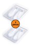 2 Pieces of Laundry Net White Shoe Washing Net with Zippered Compartments Bag Net