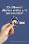 Hayao Miyazaki Themed Anime Phone Laptop Bullet Journal Adhesive Foil Sticker Pack (25 Pcs) - 5