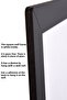 6 قطع إطار 30x30 - إطار مربع - إطار أسود MDF - مجموعة إطارات صور متعددة - 5