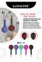Open-Close Self-Cleaning Hair Brush 8912 Blue |   Easy Cleaning, Ergonomic Design - 7
