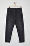 Gri Yüksek Bel Esnek Skinny Denim Büyük Beden Jeans TBBAW26CJ00006 - 5