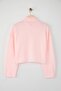 Wardrobe Essentials Pembe Geniş Kalıp Yumuşak Dokulu Crop/Kısa Triko Kazak TWOAW26KZ00113 - 6