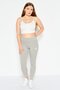 Women Sportswear Fit Plain Training Legging, Grey - 2