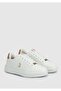 EXXY 4PR Women's White Sneakers - 2