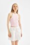 Coool Fitted Printed Ribbed Camisole Undershirt D4246Ax24Hs - 3