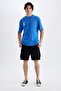 Comfort Fit Crew Neck Back Printed Short Sleeve T-Shirt C5752Ax24Hsbe439 - 2
