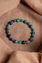 Certified Azurite-Malachite Natural Stone Bracelet 6-8 mm - 4