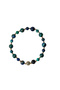 Certified Azurite-Malachite Natural Stone Bracelet 6-8 mm - 8