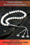 Natural Stone Rosary - Natural Large Stone Rosary with White Agate Stone 10mm