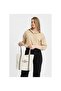 Canvas Shoulder Bag/ Navy Blue - 5