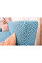 Wicker Pattern Lycra Fabric Sofa, Sofa, Sofa Bed Cover Flexible For 3-Seater Sofa - 5