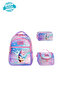 Sweet Cute Candy Ice Cream Patterned Keychain Gift Primary School Bag Thermal Nutrition Pen Holder Set - 2