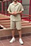 Men'S, Seersucker, Summer, Loose Fit, Linen Blend, Shirt-Shorts Set 297-g13 - 8