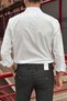 Men'S, Shirt Collar, Regular Fit, Cotton, Linen Woven, Old Money Culture, Embroidery Detailed Shirt G10 - 7