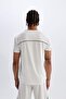 Defactofit Standard Fit Crew Neck Printed Heavy Fabric Short Sleeve Athlete T-Shirt C1748Ax24Sm - 7