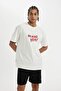 DeFactoFit NBA Miami Heat Boxy Fit Crew Neck Short Sleeve T-shirt B9887AX24SM - 8