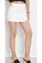Double Slit Flap Shorts Skirt with Shorts Look on the Back - 3