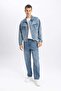 Relax Fit Buttoned Pocket Jean Jacket B5749Ax24Sp - 5