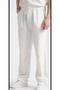 Baggy Linen Pants Drawstring Model - 2