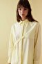 Relax Fit Terry Cotton Long Sleeve Shirt Tunic C2158AX24SM - 3