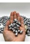 12X8 mm Silver Gray Oval Pasta Wooden Beads Twisted Sleeve (50Gram 114Pcs) Hole Diameter 3mm Macrame Jewelry - 2