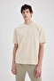 Oversize Wide Fit Crew Neck Short Sleeve T-Shirt C3689Ax24Sp - 3