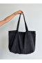 New Model Mega Large Size Denim Fabric Quality Both Daily and Stylish Hand and Shoulder Bag with Front Pocket - 8
