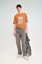Comfort Fit Crew Neck Printed Washed Faded Effect Short Sleeve T-Shirt B8493Ax24Sm - 2