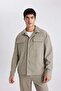 Relax Fit Shirt Collar Pleated Snap Pocket Shirt Jacket B6500Ax24Sp - 7