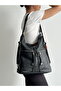 New Casual Model Quality Soft Leather Fullly Detail Compartmented Large Size Back and Shoulder Bag - 7