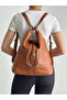 New Casual Model Quality Soft Leather Fullly Detail Compartmented Large Size Back and Shoulder Bag - 4