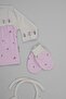 100% Organic Cotton Pink Floral 5 Piece Newborn Hospital Release Set Boxed 0-3 Months - 6