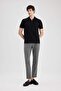 Pants Tailored Regular Fit Basic Plain with Pockets Straight Leg A7273Ax24Sp