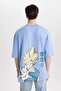 100% Cotton Dragon Ball Loose Fit Crew Neck Back Printed Short Sleeve T-Shirt B5525Ax24Sp - 8