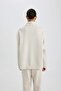 Oversize Stand Collar Zippered Sports Sweatshirt - B7756Ax24Sp - 8