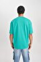 Defactofit Oversize Fit Crew Neck Printed Short Sleeve T-Shirt B4512Ax24Sp - 6