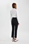 Crop Flare Fit Regular Waist Leg Hem Cut Ankle Length Jean Pants B9166Ax24Sp - 5