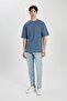 100% Cotton Comfort Regular Fit Comfortable Fit Crew Neck Printed Short Sleeve T-Shirt B5909Ax24Sp - 5