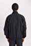 Defactofit Standard Fit Mesh Lined Sports Zipper Cardigan B5162Ax24Sp - 6