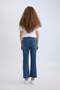 Crop Flare Fit Regular Waist Leg Hem Cut Ankle Length Jean Pants C1893Ax24Sm - 7