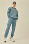 Regular Fit Sweatpants with Pockets, Lace-Up Waist, Elastic Leg B6155Ax24Sp